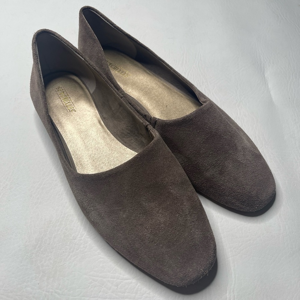 Seychelles womens flats shoes size 10 leather upper tan color